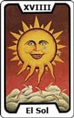 tarot del trabajo El Sol