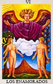 tarot del amor Les amoureux